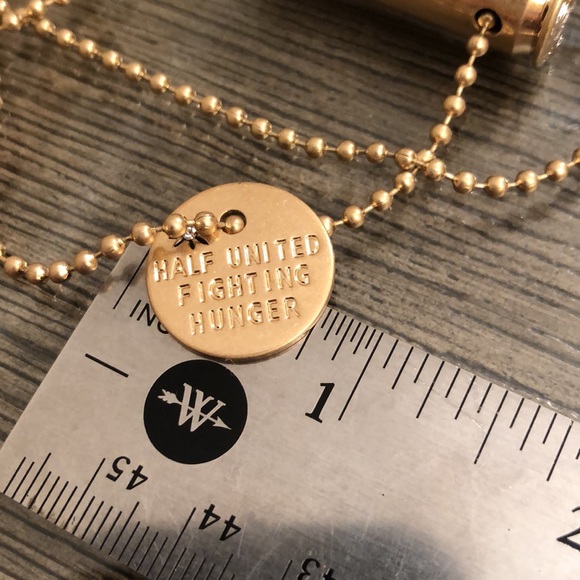 Classic - Fighting Hunger Necklace // Gold - Picture 13 of 14